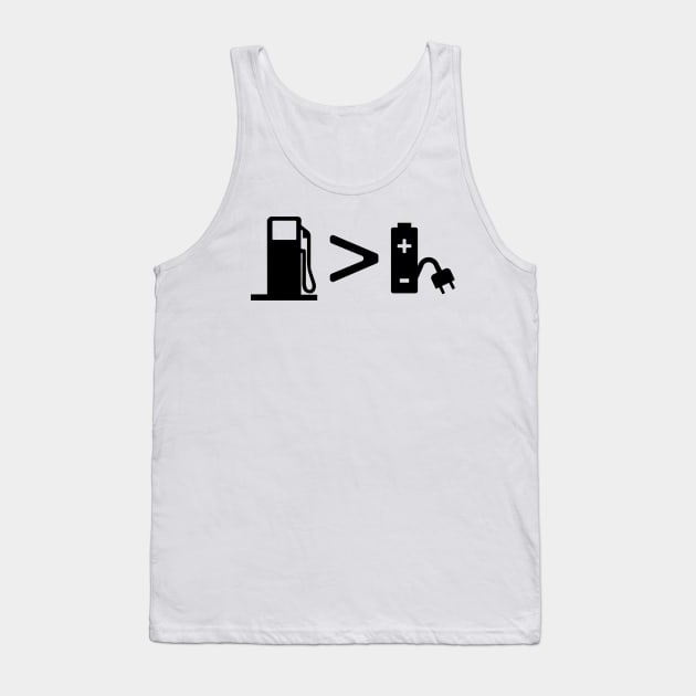 Gas Greater Than Battery Tank Top by AStickyObsession